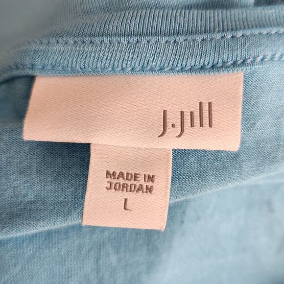 J. Jill Soft & Comfy Scoop-Neck Knit Dress - Island Blue - Size Large - Picture 3 of 7